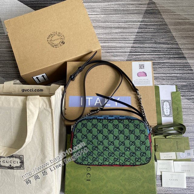 Gucci新款女包 古馳GG Marmont系列單肩斜挎包 Gucci相機包 447632  ydg3255